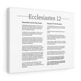 thumbnail image 5 of Scripture Walls Ecclesiastes Chapter 12 White Bible Canvas Christian Wall Art Ready to Hang Unframed, 5 of 13