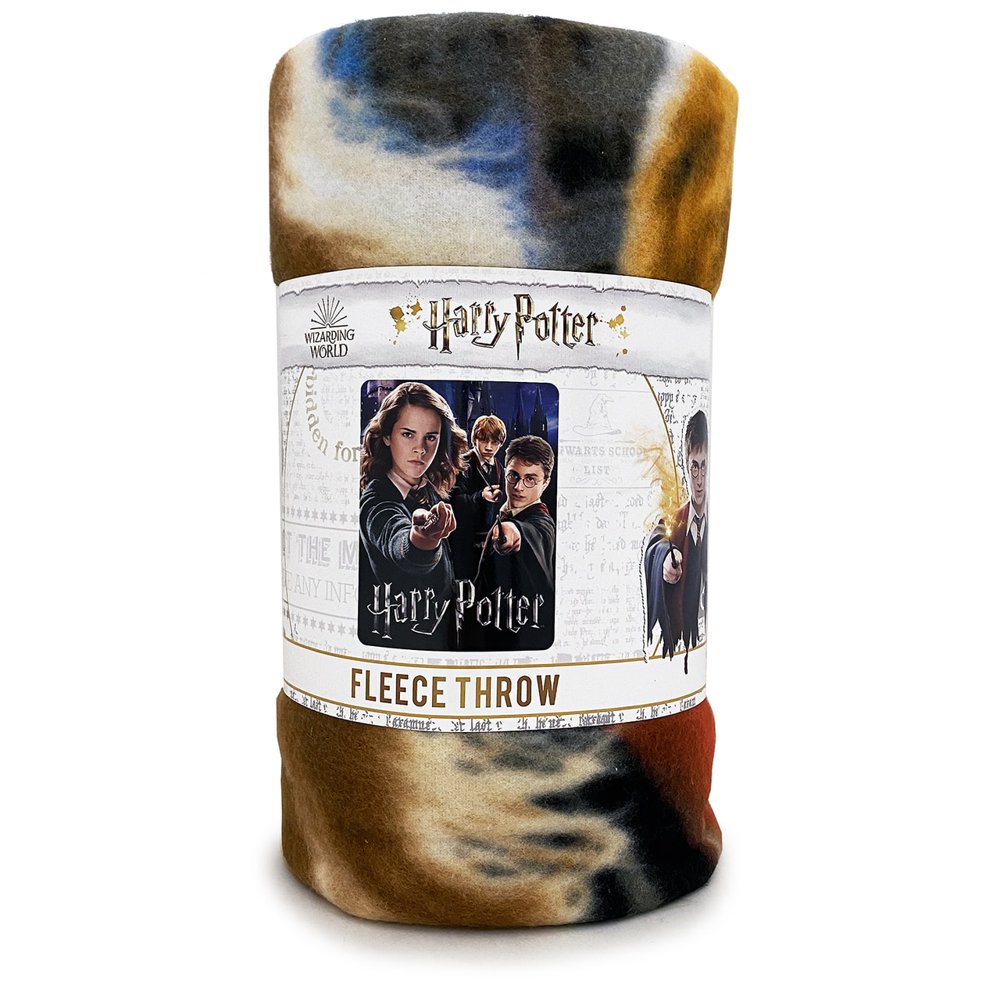 Harry Potter Friends Throw Blanket 45" x 60" Ron Hermione Hogwarts