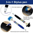 thumbnail image 3 of 5 Fun Pens with Plush Doll Heads, 5 Fun Pens Fluffy Doll Pen Screen Touchs Replaceable Ball Pen 1Ml, 3 of 7