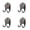Grey 4PCS, variant on Shower Hooks Suction Cup Retractable Suction Hanger No Drill Hooks For Home Kitchen Bathroom Shower Glass Door Tile Towel Robe 2PCS Purse Hanger for Wall Suction Hooks for Garland Hanger for Door
