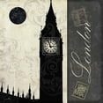 thumbnail image 2 of Sophie 6 12x12 Gold Ornate Wood Framed with Double Matting Museum Art Print Titled - London Moon, 2 of 4
