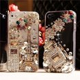thumbnail image 2 of Funda brillante con diamantes para iPhone, carcasa bonita con Perfume de la Torre Eiffel, para modelos 14, 13, 12, 11 Pro Max, XR, XS, X, 6, 6s, 8, 7 Plus, Mini, 5s, 5, SE, 2020 Fivean unisex, 2 of 2