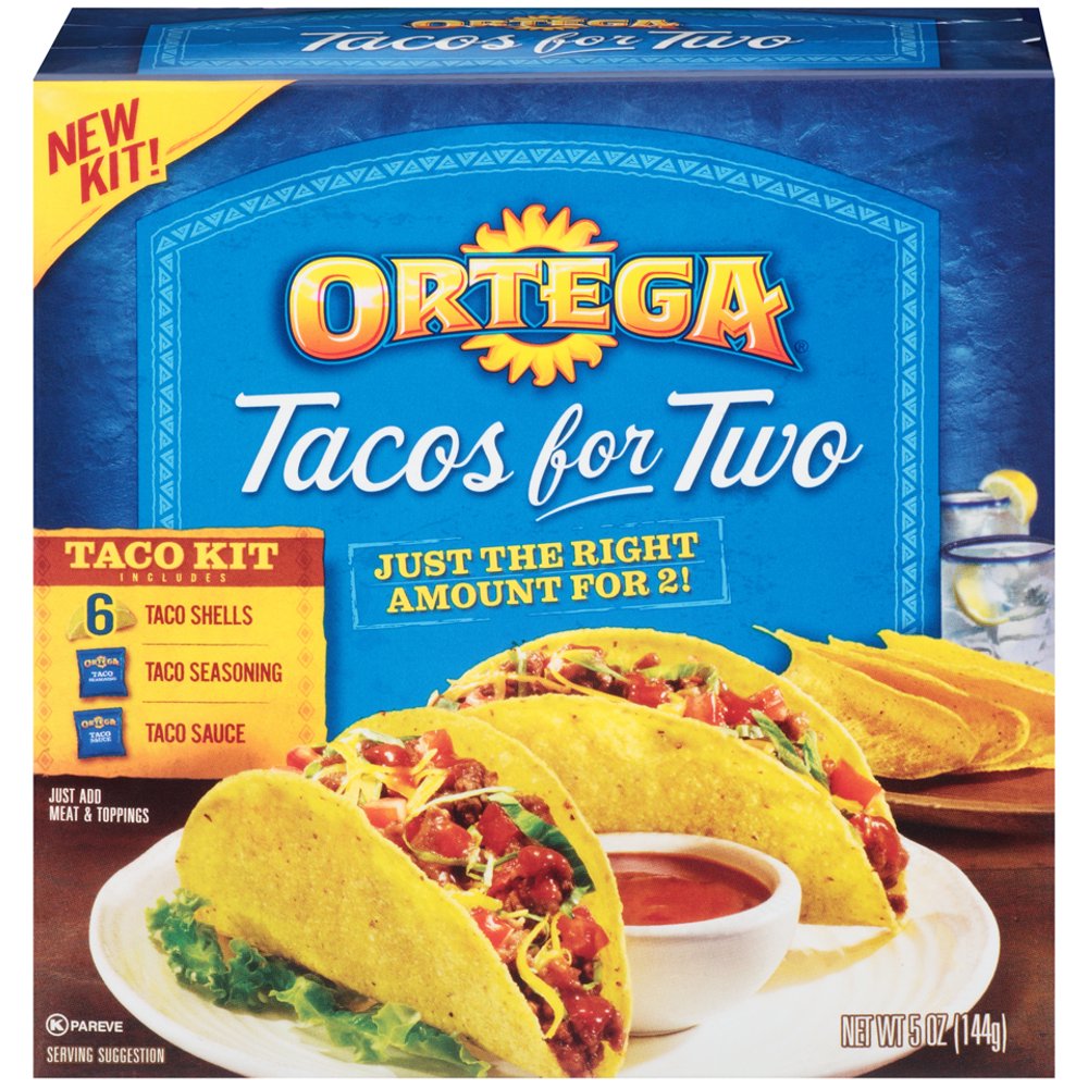 Ortega Tacos For Two Taco Kit 5 oz Box