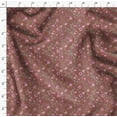 thumbnail image 4 of Soimoi Velvet Fabric Leaves & Lily Floral Decor Fabric Printed Yard 58 Inch Wide, 4 of 6