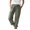 Green, variant on Pants for Women Solid Color Tightness Cotton Linen Trousers with Pocket Casual Pants Womens Work Pants Orange XL