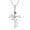 white, variant on # Pendant Necklace Women Jewelry Cross Necklace Wedding Jewelry Beauty Elegant-blue