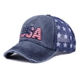 thumbnail image 4 of USA 250th Anniversary Patriotic Trucker Hat with Star Mesh Back Distressed BaseballHat for Independence Day America 250 Unisex, 4 of 7