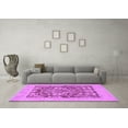 thumbnail image 3 of Ahgly Company Machine Washable Indoor Rectangle Abstract Purple Modern Area Rugs, 3' x 5', 3 of 4