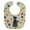 Black, variant on Pawprints Standard Schnauzer Black Baby Bib