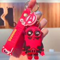 thumbnail image 1 of Llavero con colgante de Los Vengadores de Marvel para niños, llavero de coche, llavero de bolsa de teléfono, joyería de adorno, regalos de dibujos animados de Disney Fivean unisex, 1 of 2