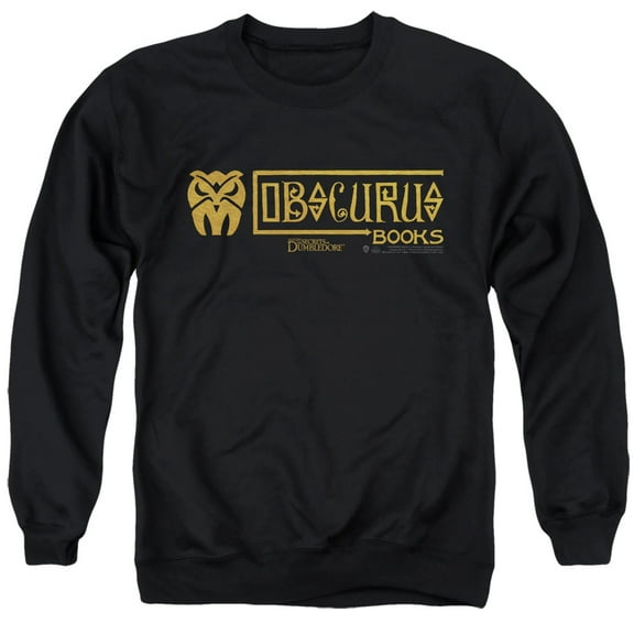Fantastic Beasts The Secrets Of Dumbledore Obscurus Books Logo Unisex Adult Crewneck Sweatshirt