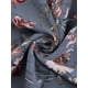 thumbnail image 5 of INSPIRAR CHIC Blusas Cortas de Manga Corta con Cuello en V de Verano con Estampado Floral M Gris Azul, 5 of 6