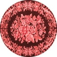thumbnail image 1 of Ahgly Company Indoor Round Medallion Red French Area Rugs, 6' Round, 1 of 4