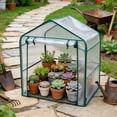 thumbnail image 6 of Portable Mini Greenhouse for Plants with Clear Durable Cover and Ventilation – Indoor Outdoor Garden Grow Tent for Herbs, Flowers, and Frost Protection, 6 of 7