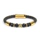 thumbnail image 1 of Brazalete de Piel Genuina y Piedra Onix DigiBlack Urbano Elegante, 1 of 2