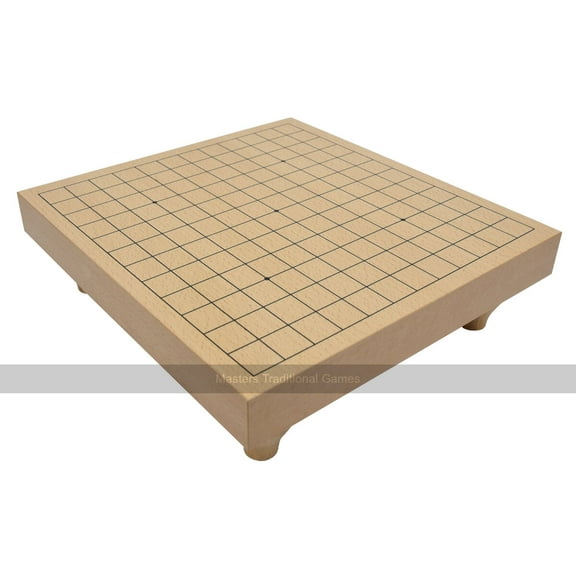 13 x 13 Wooden Go Board with Legs (36mm thick, beech veneer, stones not included)
