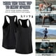 thumbnail image 5 of Paquete de 3 camisetas sin mangas para hombre, camisetas sin mangas, secado rápido, gimnasio, entren Abanopi Chaleco deportivo, 5 of 7