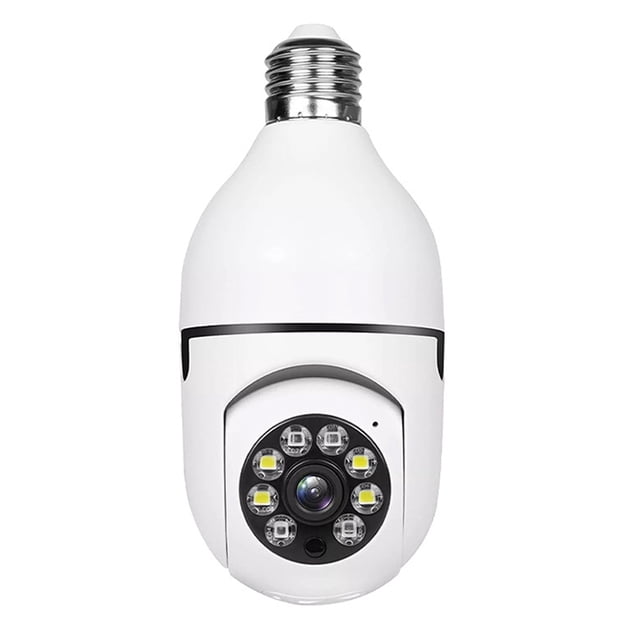 Cámara de bombilla E27 Levamdar 1080P WiFi 2.4GHz vigilancia doméstica 360 grados visión nocturna audio bidireccional detección de movimiento inteligente