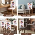 thumbnail image 6 of Chair Covers for Dining Room Colorful Balloons Set of 4 Removable Chair Back Covers Birthday Gift Box Washable Chair Slipcovers Seat Protector for Party Wedding Kitchen Decorations, 6 of 8