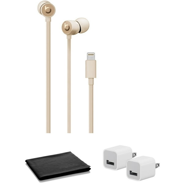 UrBeats3 Headphones Satin Gold with USB adapter Walmart