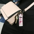 thumbnail image 4 of Yuyamidu Pink Snowman Chapstick Holder Key Chain Sleeve Christmas Lip Balm Holder Keychain Gifts for Women Girls Cute Lip Gloss Tube Holder Key Chain, 4 of 6