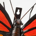 thumbnail image 3 of Hand-Painted Metal Monarch Butterfly Wall Art Sculpture, 10″×7″×2″, 3 of 5