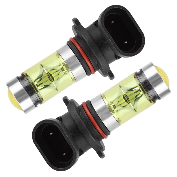 Luz antiniebla para automóvil, 2 unidades, 9006, 100 W, 4300 K, faros delanteros LED de mayor durabilidad