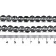 thumbnail image 3 of Drawbench Transparent Glass Beads Strands Spray Painted Round Light Grey 8mm Hole: 1.3~1.6mm 31.4 inch, 3 of 5