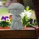 thumbnail image 3 of Estatua de Buda de monje pequeña, artesanía coleccionable, figura china, esculturas de Buda de monje Feng Shui para , decoración del coche al , Use sombrero, 3 of 6