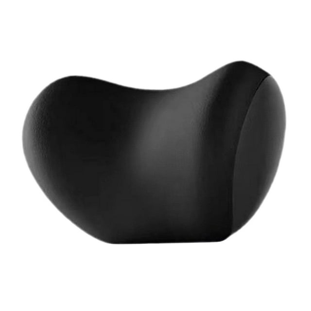 Almohada para el cuello del coche, portátil, transpirable, elegante, multifuncional, soporte para la cabeza Negro