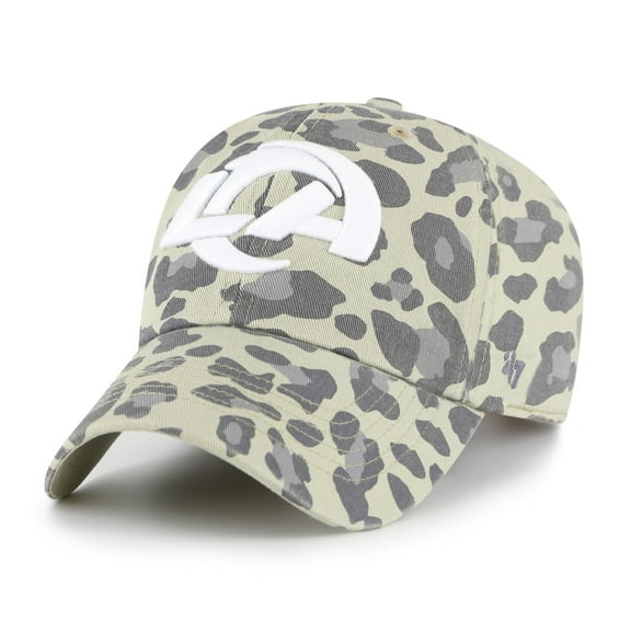 Women's '47 Gray Los Angeles Rams Bagheera Clean Up Adjustable Hat