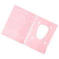 thumbnail image 3 of 20 fundas desechables para asiento de inodoro de 40 x 60 cm, antideslizantes y adhesivas. Rosado, 3 of 9
