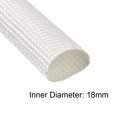 thumbnail image 4 of Uxcell 3.3Ft-18mm High TEMP Fiberglass Sleeve Insulation Cable Protectors White, 4 of 5
