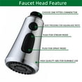 thumbnail image 2 of Kitchen Faucet Head Replacement,Pull Down Kitchen Spray Head Sink Spray-Nozzle, 2 of 6