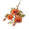 thumbnail image 2 of Flmtop 1Pc Artificial Flower DIY Home Decor Portable Single Branch Simulation Rose for Wedding, 2 of 8