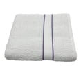 thumbnail image 1 of Toalla Cottonella Medio Cuerpo Blanca con Cenefa Morada 70x130 cm, 1 of 4