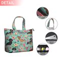 thumbnail image 2 of Dachshund and Flower Travel Tote Bags for Women Carry On,Large Weekender Bags for Women Travel,Multi Functional Duffle Bag for Work,Shopping,Sports, 2 of 5
