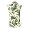thumbnail image 2 of Hogleaql Mens Hawaiian Shirts Sleeveless Button Down Tshirt Tropical Graphic Vacation Dressy Beach Tshirt Blue 2XL, 2 of 6