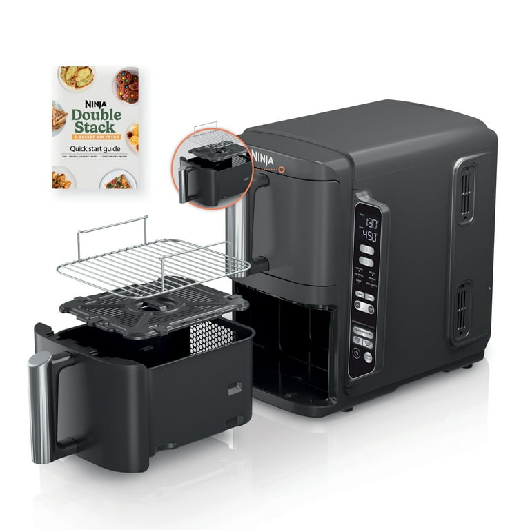 Ninja, DoubleStack 2-Basket Air Fryer, 8 QT, Family Size - Walmart.com