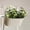 White, variant on Metal Railing Planter Pots with Detachable Double Hooks Wall Hanging Iron Flower Basket for Balcony Fence and Outdoor Patio Decorative Containers(Blue)