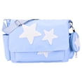 thumbnail image 1 of Lindo Bolso Mensajero Casual Y Versátil Pentagrama Nailon Bandolera Un Hombro Mujer S () Azul, 1 of 9