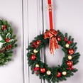 thumbnail image 4 of Godderr Christmas Wreath Pe Branches LED Lights Simulation Garland Door Hanging Window Decoration, 4 of 5