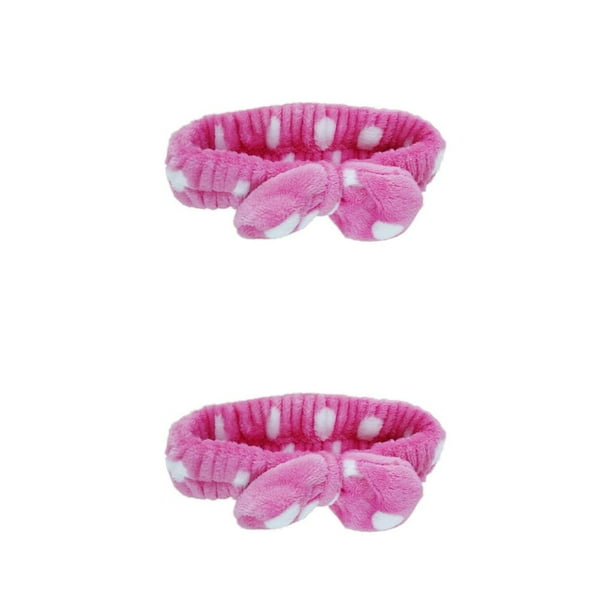 Minnieouse Precioso Grande Ducha Diadema Lazo Punto Rayas Tiras Ba?o Spa Maquillaje Type2 NO2 Minnieouse CBP078673