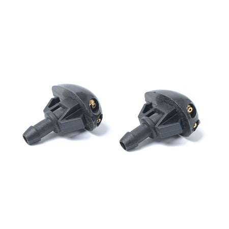 Fan Jet Nozzle - 1Pair Windshield Washer Fluid Spray Jet Nozzle for Nissan 289313S500