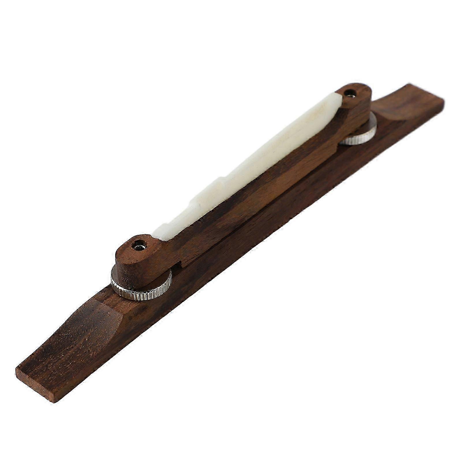 The Bridge String Instrument Guitar String Bridge Height Adjustable Wood Bridge Replacement Musical ...