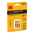 thumbnail image 4 of Kodak EKMSD128GUHS2V2K CL10 UHS-II U3 V90 128GB SD Card, 4 of 5
