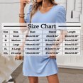 thumbnail image 3 of Staron Robes pour Femmes Manches Courtes Printemps Ample Décontracté Manches Bouffantes Robe d'Été Col Rond Ligne A Mode Uni Plage Robe T-Shirt, 3 of 7