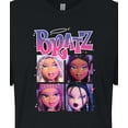 thumbnail image 3 of Bratz - Photo Grid - Cloe Sasha Yasmin Jade - Junior's Cropped Tee, 3 of 5
