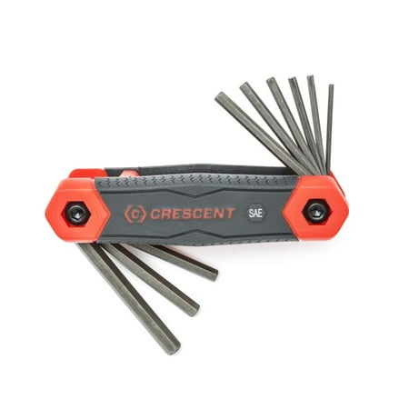 UPC: 0037103309754 | Crescent Hex Key Set 9 Pc. Folding Sae