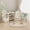 4 In 1-Beige Gray, variant on ICEELF 3-in-1 Kids Toy Storage Organizer with 10 Removable Bins, 3-Tier Bookshelf, Drawing Board, Foldable Storage for Playroom, Bedroom, Off-White